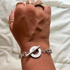 Excellent Condition!! Toggle Bracelet, Tiffany And Co, Women Accessories Jewelry, Tiffany & Co., Womens Jewelry Bracelets, Women's Accessories, Sterling Silver Jewelry, Silver Bracelet, Jewelry Accessories