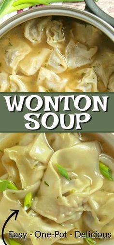 an image of wonton soup in a pot