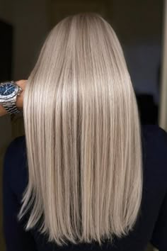 Balayage Straight Hair, Perfect Blonde Hair, Icy Blonde Hair, Dyed Blonde Hair, Blonde Hair Inspiration, Blonde Hair Shades, Pretty Hair Color, Blonde Hair Looks, Blonde Hair With Highlights