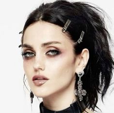 Swag Makeup, Smink Inspiration, Edgy Makeup, Goth Makeup, Grunge Makeup, Pretty Makeup, Creative Makeup