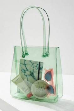 Clear Tote Bags, Pvc Bag, Girly Bags, Transparent Bag, Clear Bag, Fancy Bags, Pretty Bags, Cute Purses