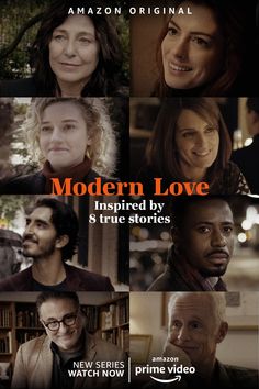 the poster for modern love, starring actors from two different films and an amazon prime video