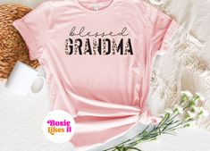 Birthday Gift For Grandma, Blessed Grandma, Birthday Gifts For Grandma, Grandma Shirt, Water Machine