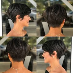 Short Haircuts For Women, Penteado Cabelo Curto, Short Pixie Haircuts, Cute Hairstyles For Short Hair, Haircut For Thick Hair, Short Pixie