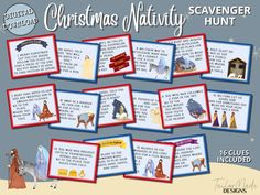 the christmas nativity scavenger hunt