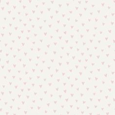 a white and pink wallpaper with small hearts