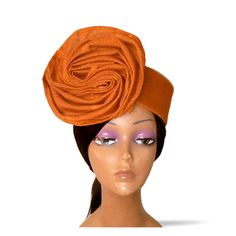 African headwear/  Ready-to-wear Zara Cap crafted with asooke material. Designed to fit and compliment your dress. Perfect fit for special occasions, wedding, traditional marriage, asoebi wear and church events. No tieing is required and one size fits all. The design can be in front or to the back. See more on this store https://www.etsy.com/shop/Nekkiecollections Place order in any colour of choice. For questions & enquiries: Send message or Email: nekkiestyles@gmail.com Elegant Headwrap For Church, Elegant Adjustable Beanie Turban, Elegant One-size Beanie Turban, Elegant Beanie-style Turban, Elegant Church Headwrap Hat, Traditional Headband Fascinator For Party, Adjustable Beanie Costume Hats For Party, Party Turban Hat, Party Costume Cap One Size