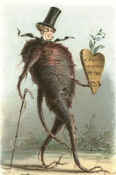 a drawing of a man in a top hat and cane holding a heart shaped plaque