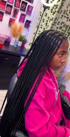 Bohemian Braid, Cabello Afro Natural, Elegant Ponytail, Big Box Braids Hairstyles, Braided Hairstyle