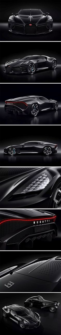 the concept car is shown in three different stages