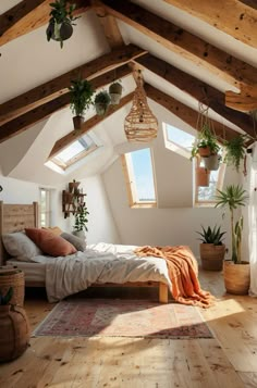 Low Ceiling Attic Bedroom, Cozy Rustic Decor, Cozy Attic Bedroom, Low Ceiling Attic, Loft Design Ideas, Small Attic Bedroom, Attic Bedroom Ideas, Cozy Attic, Attic Bedroom Designs