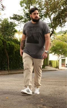 Big Man Fashion, Husky Mens Fashion, Chubby Men Fashion, Mens Plus Size Fashion, Fat Guy Fashion, Casual Plus Size Outfits, Rok Outfit