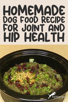 Recipe: Homemade Dog Food for Joint and Hip Health Food For Joints, Easy Homemade Dog Food, Foods For Dogs, Dogs With Allergies, Pet Treats Recipes, Easy Dog Treat Recipes, Hip Problems