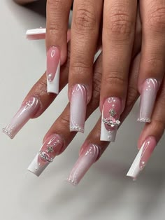 Multicolor  Collar    3D Nails Embellished   Beauty Tools Nail Swag, Acrylic Nails Coffin Short, Short Acrylic Nails Designs, Pink Acrylic Nails, Acrylic Nails Coffin, Square Acrylic Nails