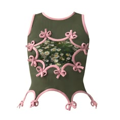 Daisy Tank Top Lirika Matoshi, Scrub Corpo, Handle With Care, Pink Bows, Dolce E Gabbana, Melanie Martinez, Dream Clothes, Dog Clothes, Look Fashion