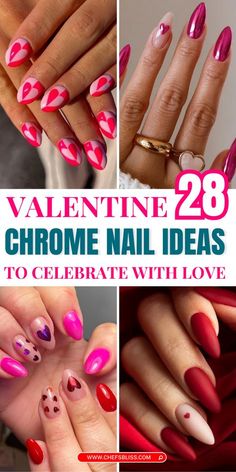 Nail Designs Spring, Chrome Nails, Winter Nails, Nail Tips, Spring Nails, Pink Nails, Nail Designs, Nail Art, Nails