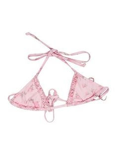 Girl's Nylon LoveShackFancy Mini Harbor Bikini Pink Seashell w/ Ruffle Trim- 3-4Y Love Shack Fancy Bathing Suit, Pink Loveshackfancy Dress, Loveshackfancy Sully Top, Loveshackfancy Swim, Pink Floral Print Beachy Swimwear, Resort Wear, Beach Outfit, Bathing Suits, Sea Shells