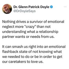 a tweet from dr glenn patrick doyle on twitter