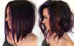 Long Inverted Bob, Inverted Bob Haircuts, Inverted Bob Hairstyles, Inverted Bob, Haircuts Short, Hair Color And Cut, Hair Design, Bob Haircuts, Short Long