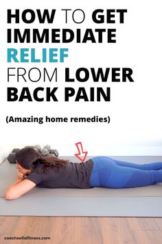 9 Lower Back Pain Relief Remedies for INSTANT RELIEF! Lower Back Pain Relief Remedies, Back Spasm Relief, Muscle Spasms Relief, Lower Right Back Pain, Severe Back Pain