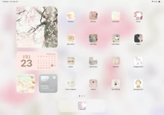 #coquette #pink #ipad Ipad Homescreen Layout, Ipad Homescreen, Pink Ipad, Coquette Pink, Homescreen Layout, Ipad, Layout