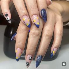 Coraline Inspired Nails, Halloween Nail Ideas, Get Ready For Halloween, Punk Nails, Anime Nails, Grunge Nails, Classy Acrylic Nails, Pretty Gel Nails