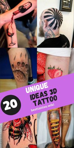 20 unique ideas for tattoos on the body