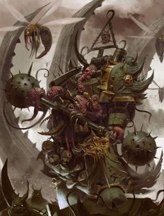 an image of a warhammer in the midst of other warhammers and monsters