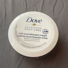 Dove Nourishing Body Care Rich Nourishment Cream 48 Hour Moisturisation For Face And Body 75ml X 3 Thank You For Shopping Bundle And Save Money Fast Shipping Dove Moisturizer, Dove Skincare, Mary Kay Satin Hands, Lotion Gift, Mario Badescu Skin Care, Save Money Fast, Dewy Skin, Mineral Sunscreen, Money Fast