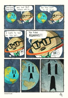 an image of a comic strip about the planets