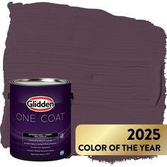 a can of paint with the color of the year 2055