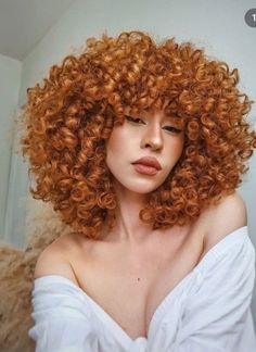 Ginger Curly Hair, Ginger Curls, Layered Curly Haircuts, Cheveux Oranges, Dyed Curly Hair, Red Curly Hair, Cute Hair Colors, Colored Curly Hair, Beautiful Curly Hair