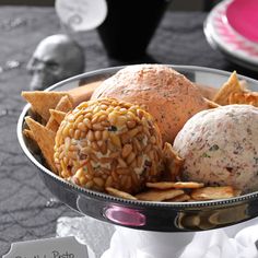 a bowl filled with lots of different types of food