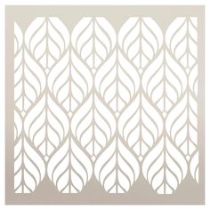 an intricately designed wall panel with white paper cutouts on the front and back