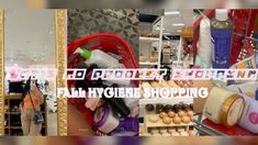 a collage of photos with the words fab hygiene shopping