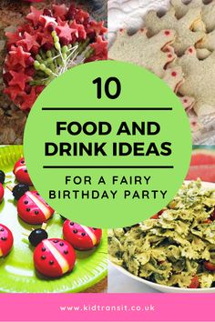 food and drink ideas for a fairy birthday party