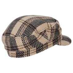 Stripe Herringbone Greek Captain Cap90% polyester and 10% wool.One size fits most.Lined inside, fitted closure and 3 inches deep crown.2 inches long bill.Adult/Unisex. Wool captain hat for those enjoying Greek sailor's fashion.Fall and Winter.7(W) X 10(L) X 3 1/2(H) inches.Thick, soft and warm material.Hand washable.Imported. Captain Cap, Cabbie Hat, Newsboy Hat, News Boy Hat, Fashion Fall, Fall And Winter, Herringbone, Captain Hat, Crown