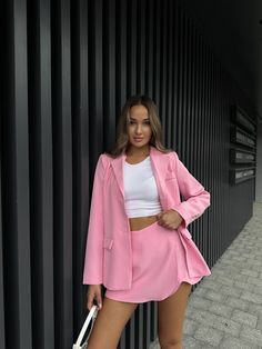 Sizes: 42-44; 46-48  Fabric: Suit + Lining  Color: Pink  Price: Uah 660 Our Novelty Fits Perfectly Into Any Style❤️🔥 Chic Pink Skirt Suit For Fall, Summer Office Skirt Suit With Long Sleeves, Summer Long Sleeve Skirt Suit For Office, Pink A-line Skirt For Workwear, Pink A-line Workwear Skirt, Spring Pink Skirt Suit For Party, Pink Long Sleeve Skirt Suit For Spring, Spring Pink Long Sleeve Skirt Suit, Chic Pink Skirt Suit For Party