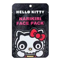 Hello Kitty Narikiri Face Mask (X-Ray) - oo35mm Hello Kitty Face Mask, Face Mask Sheet, Lemon Face Mask, Hello Kitty Face, Hello Kitty Makeup, Honey Mask, Kawaii Faces, Beauty Mask, Hello Kitty Items