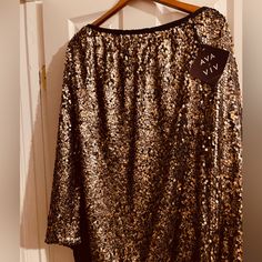 Black Fabric Lined, Elastic Waist Size 3x- New, Never Worn. Perfect For That Glam Party Or Night Out. Wherever You Go You Will Definitely Make A Statement!! Plus Size Skirt, Glam Party, Plus Size Skirts, Black Pattern, Black Fabric, Waist Size, Night Out, Elastic Waist, Womens Skirt