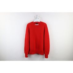 Vintage 80s Abercrombie & Fitch Mens Medium Blank Scotland Wool Knit Sweater Red Mens Sweater Has Pilling Mens Size Medium Measurements Are: 19.5 Inches Underarm To Underarm 25 Inches Top To Bottom Red Wool Check Out My Other Items In My Store! T2551 Wool Knit Sweater, Vintage Abercrombie, Mens Sweater, Red Vintage, Abercrombie And Fitch, Wool Knit, Red Wool, Sweaters Crewneck, Red Sweaters