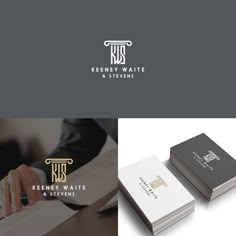 two business cards with the words keleme estate and an image of a person writing on