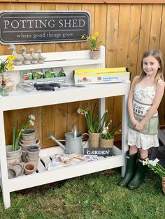 Spring Gardening with JOANN - Gardening Station, Outside Crafts, Boys Garden, Garden Station, Garden Orchard, Reggio Classroom