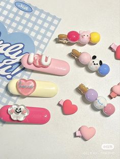 Hairclip Aesthetic, Kawaii Closet, Kawaii Hair Accessories