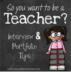 a blackboard with the words, so you want to be a teacher? interview and post - filo tips