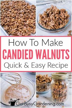 how to make candied walnuts quick and easy recipe