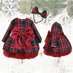 Red Plaid Christmas Gown for Baby Girl Christmas Tartan - Etsy Turkey Holiday Princess Dress With Bow, Christmas Princess Dress With Bow, Holiday Princess Dress With Bow For Dress-up, Elegant Christmas Tutu Dress For Holiday, Elegant Christmas Holiday Tutu Dress, Red Princess Dress With Bow, Elegant Christmas Tutu Dress For Festive Occasions, Christmas Party Dress With Bow Detail, Bow Dresses For Christmas Holiday