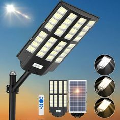 all in one solar street light with remote control