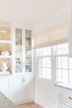 the kitchen is clean and ready to be used as a place for cooking or baking