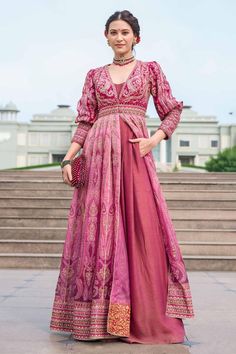 Chifon Dress, Knot Embroidery, Playful Style, Salwar Kamiz